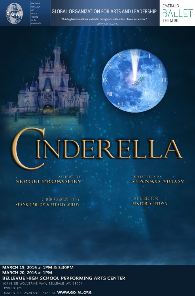 Cinderella Ballet Program Poster